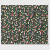 KERSTHOND SCHATTIGHEID SMARAGD CADEAUPAPIER (Vlak)