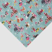 KERSTHOND SCHATTIGHEID TISSUEPAPIER (Detail)