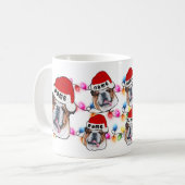 Kersthond Sinterhat Hondenliefhebber Koffiemok (Voorkant links)