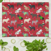 Kersthond Theedoek (Gevouwen)