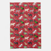 Kersthond Theedoek (Verticaal)