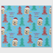 Kersthond Thema Gift Wrap Papier (Vlak)