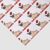 kersthond tissuepapier (Detail)