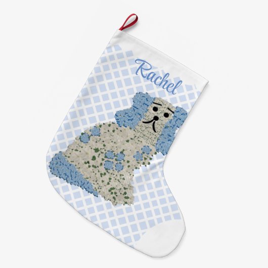 kersthond uit Staffordshire Grote Kerstsok (Voorkant (Hangend))