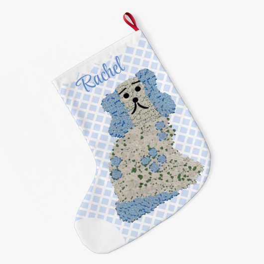 kersthond uit Staffordshire Grote Kerstsok (Achterkant (Hangend))