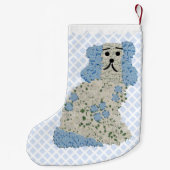 kersthond uit Staffordshire Kleine Kerstsok (Achterkant)