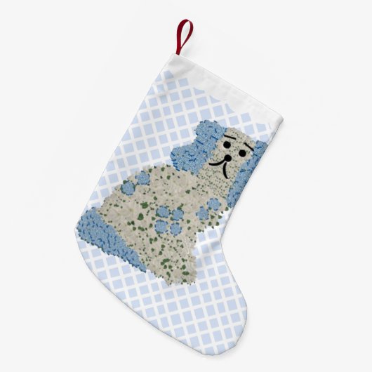kersthond uit Staffordshire Kleine Kerstsok (Voorkant (Hangend))
