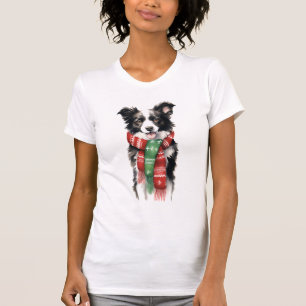 Kersthond, Vakantiegrens Collie T-shirt