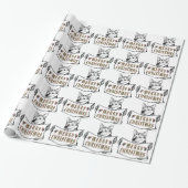 Kersthond: Vrolijk kerstfeest! Cadeaupapier (Uitgerold)