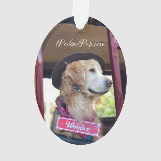 Kersthond - Wonder Ornament (achterkant)