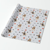 Kersthonden Cadeaupapier (Uitgerold)