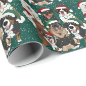 Kersthonden Cadeaupapier (Rol Hoek)