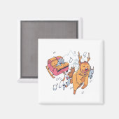 Kersthonden en kattengeleiders magneet (Voorkant / Achterkant)