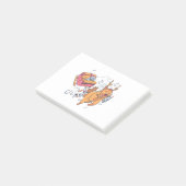 Kersthonden en kattengeleiders post-it® notes (Schuin)