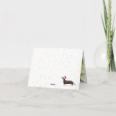 Kersthonden Foto Merry Bright Card Kaart (Achterkant)