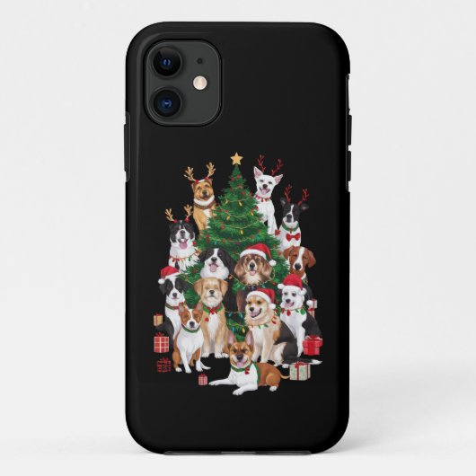 Kersthonden Hond Liefhebber Vakantie Hond Moeder  Case-Mate iPhone Case (Achterkant)