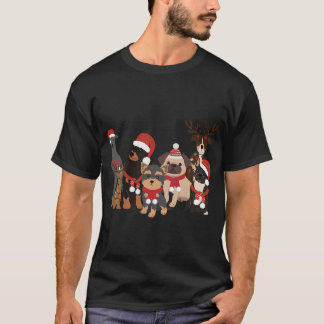 Kersthonden, Hondenliefhebber, Kerstliefhebber T-shirt