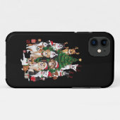 Kersthonden Hondenliefhebber Vakantie Hond Mam Case-Mate iPhone Case (Achterkant (horizontaal))