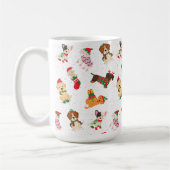 Kersthonden in petten en truien koffiemok (Links)