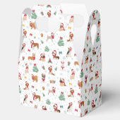 Kersthonden in vakantie Accessoires Bedankdoosjes (Geopend)