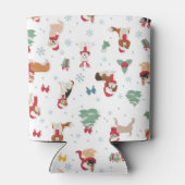 Kersthonden in vakantie Accessoires Blikjeskoeler (Achterkant)