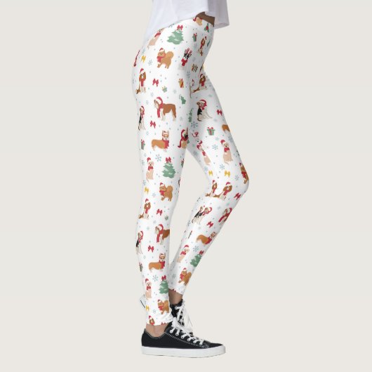 Kersthonden in vakantie Accessoires Leggings (Rechts)