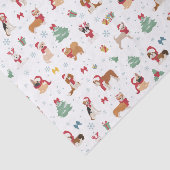 Kersthonden in vakantie Accessoires Tissuepapier (Detail)