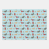 Kersthonden Inpakpapier Vel (Voorkant 3)