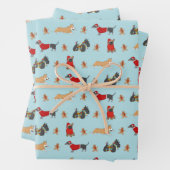 Kersthonden Inpakpapier Vel (In situ)