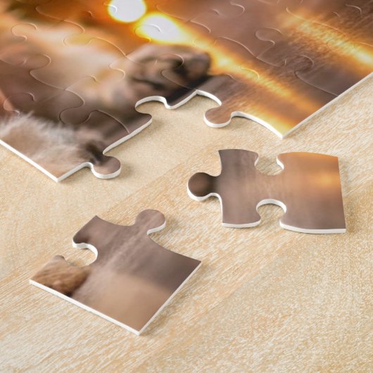 Kersthonden Legpuzzel (Zijkant)