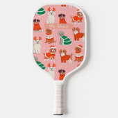 Kersthonden Lover Custom Pickleball Paddle (Achterkant)