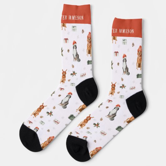 Kersthonden Monogram Holiday Socks Sokken (Links)