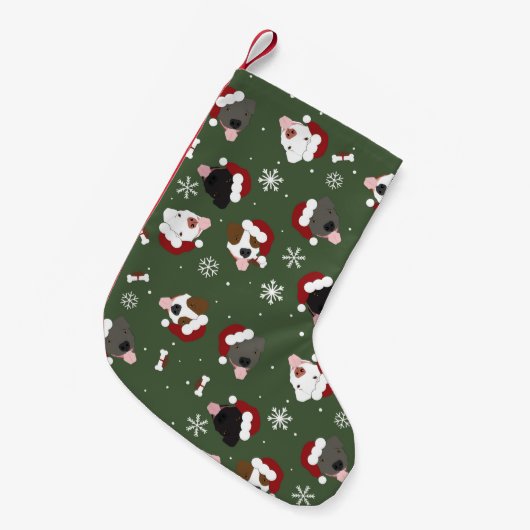 Kersthonden op het Groen Kleine Kerstsok (Voorkant (Hangend))