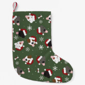 Kersthonden op het Groen Kleine Kerstsok (Voorkant)