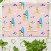 Kersthonden overleven met Seagulls Kitchen Towel Theedoek (Gevouwen)