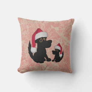 Kersthonden Red Santa Mojo Kussen