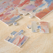 Kersthonden Rustieke Open Haard Nostalgische Schil Legpuzzel (Zijkant)