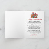 Kersthonden Voeg de naam van uw kind toe aan uw ha Kaart (Binnen)