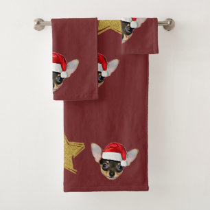 Kersthondenbadhanddoekset Bad Handdoek