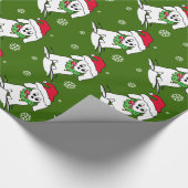 kerstHondenliefhebber Cadeaupapier (Hoek)