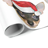 kersthondenpakpapier cadeaupapier (Rol Hoek)