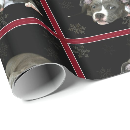 Kersthondenpakpapier Cadeaupapier (Rol Hoek)