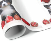 kersthondenpakpapier met Bernese Mountain-kerstins Cadeaupapier (Rol Hoek)