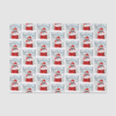 kersthondenpapier tissuepapier (Voorkant)