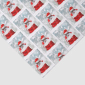 kersthondenpapier tissuepapier (Detail)