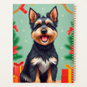 Kersthondenplanner Schattig Kerstcadeau Planner (Achterkant)