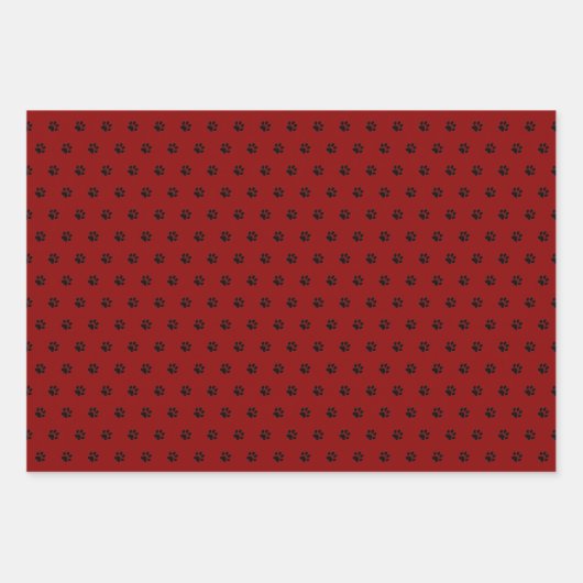 kersthondschildpad prat roodrood inpakpapier vel (Voorkant 3)