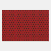 kersthondschildpad prat roodrood inpakpapier vel (Voorkant)