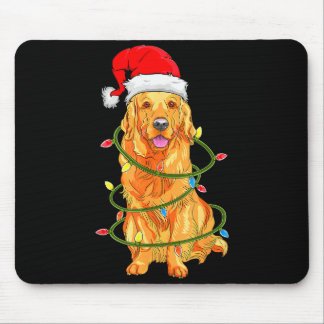 Kersthondsshirt, Kerst Golden Retriever Pyjama Muismat