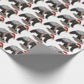 Kersthoningbadger en Cobra Cadeaupapier (Hoek)